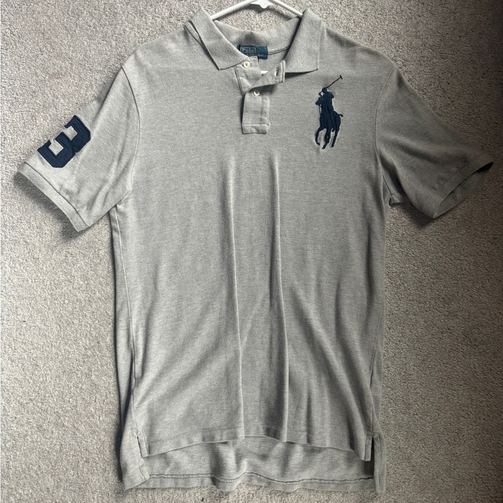 Polo by Ralph Lauren Gray Polo Shirt for Boys